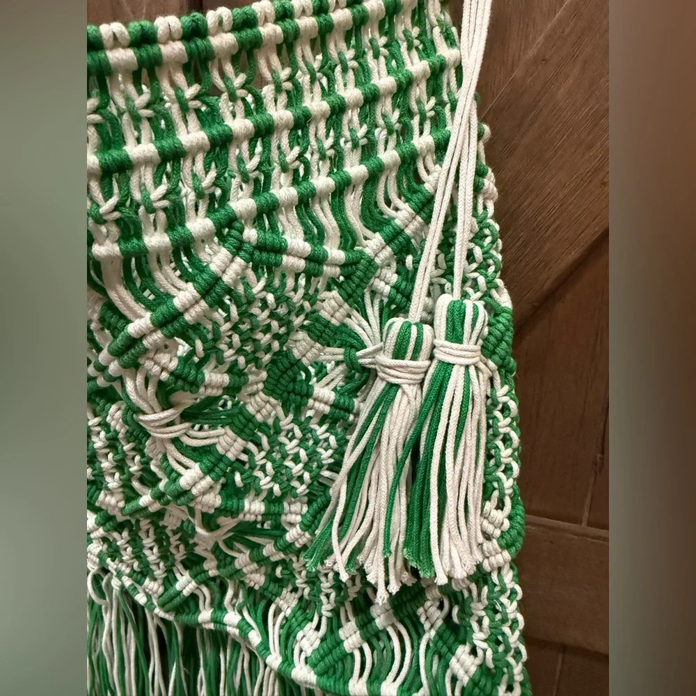 NWT RAJ LA Macramé‎ Fringe Crossbody